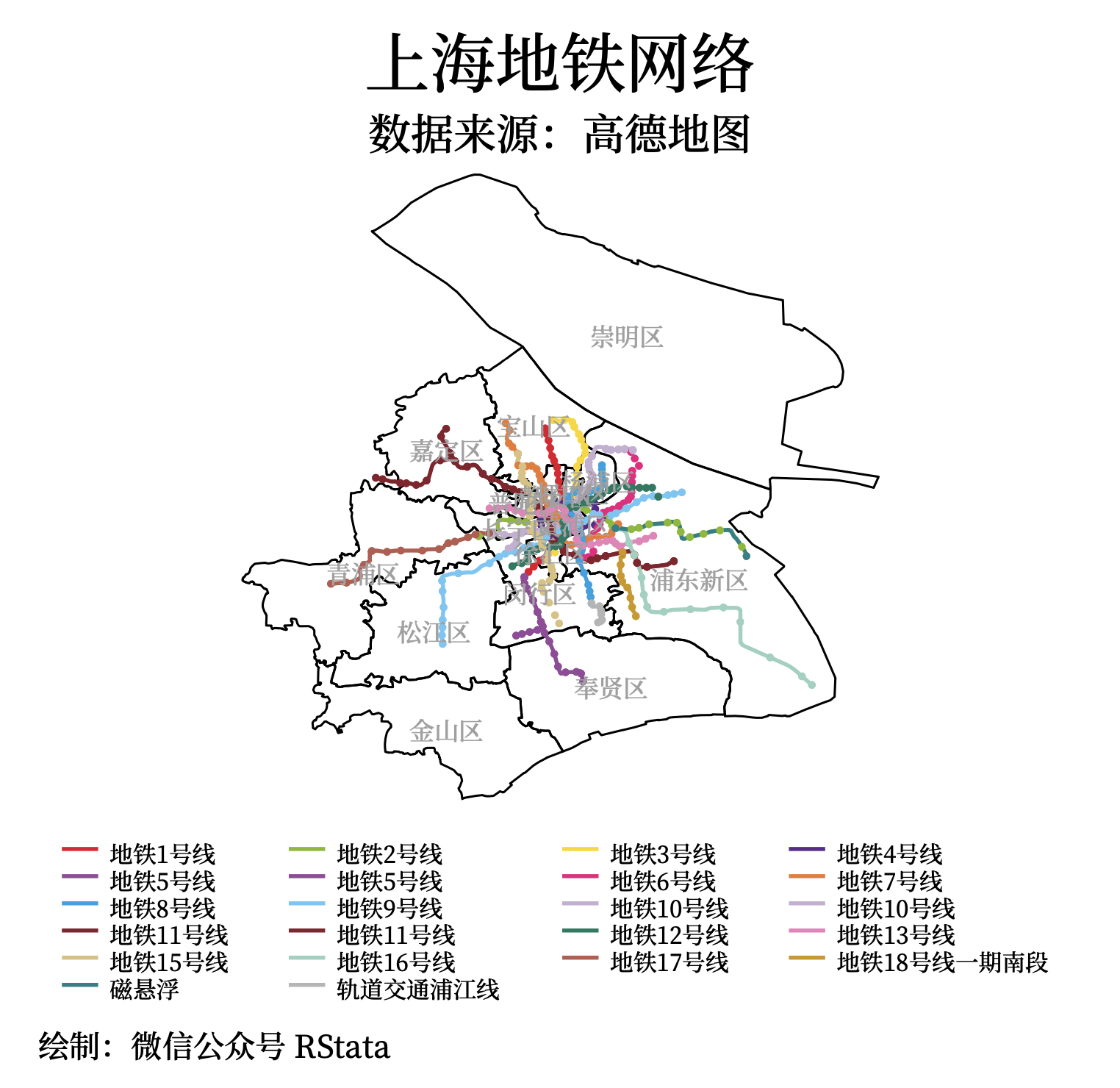 上海地铁站点和线路